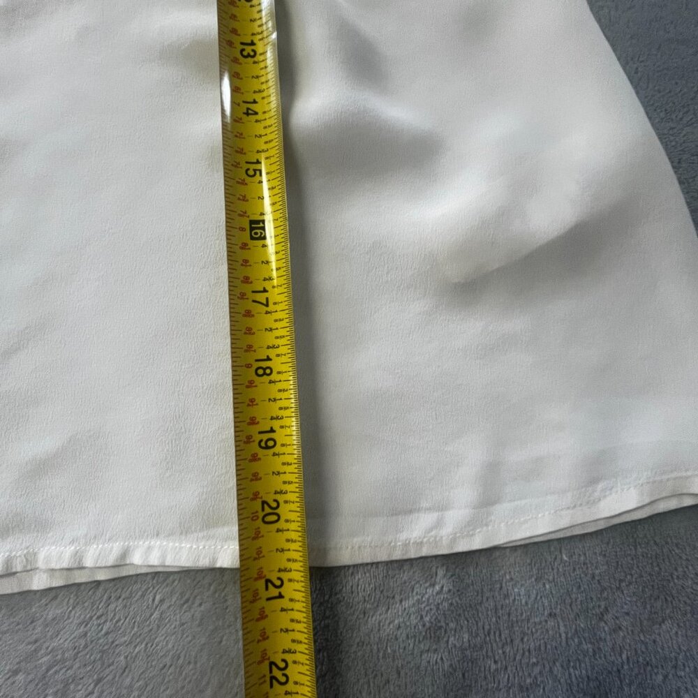 Aritzia Wilfred 100% Silk Ivory Sleeveless Tank Top - Picture 8 of 9